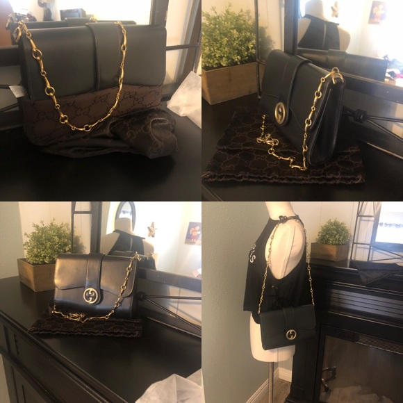 SOLD* Authentic Vintage Gucci chain Shoulder bag - Picture 3 of 8